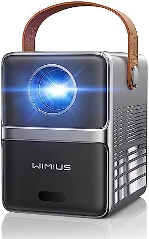 Mini Projector with 5G WiFi and Bluetooth, WiMiUS 1080P