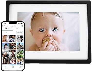 Skylight Digital Picture Frame: WiFi Enabled with Load from Phone Capability