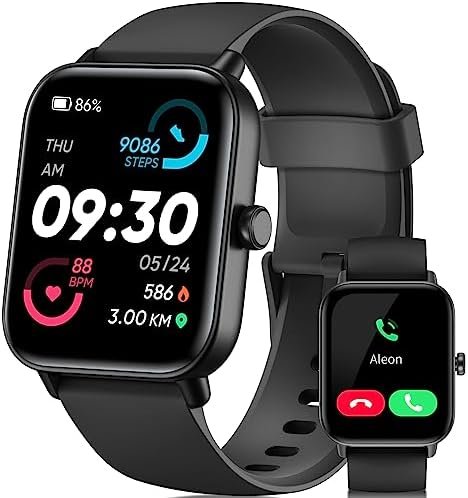 Smart Watch for Men Women with Bluetooth Call, Alexa Built-in1.8 DIY Dial